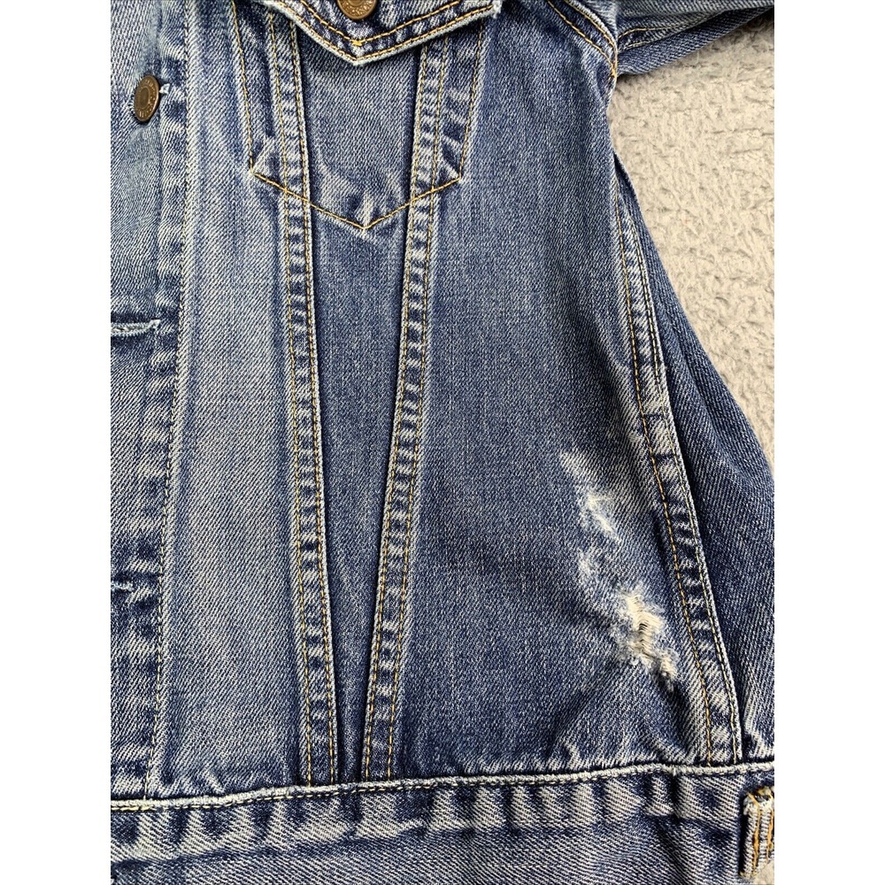 Levis Jacket Womens Size Small Vintage Distressed‎ Vintage IRREGULAR Stamped - Picture 14 of 14